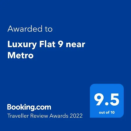Luxury Flat 9 Near Metro *